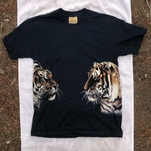 VTG 2007 The Mountain Black Tiger Tee T-Shirt